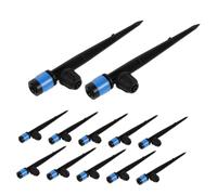 Alipis 40 Pièces Arroseur Automatique à 360 Degrés pour Jardin, Tête D'irrigation Circulaire en Plastique Bleu, Couverture Large et Économie d'eau et Plates-Bandes Surélevées