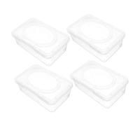 Alipis 4pièces Distributeur De Lingettes Boîte à Lingettes Pour Salle De Bain Pour Facile à Utiliser