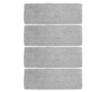 Alipis 4pièces Lot de Lingettes de Rechange pour Balai Plat Microfibre Lavable Réutilisable pour Nettoyage des Sols Durs