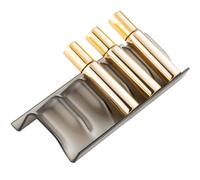 Alipis 5 Pièces Porte-Flacon D'huiles Essentielles Noir à 5 Compartiments | Organisateur Empilable, Usage sur Bureau ou Présentation, Format Tiroir, pour Bouteilles D’huile Essentielle