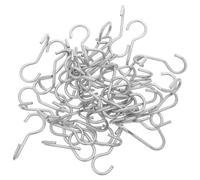 Alipis 50 Pièces Crochet S pour Coussin de Siège Auto Crochet de Housse de Siège Auto 35mm Fer Argenté Forme 90° Anti-bourrage pour Coussin et Housse de Conducteurs Âgés et Jeunes