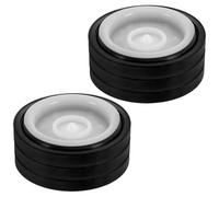 Alipis 6 Pièces Membrane de Valve à Impulsion pour Urinoir, Étanchéité | Pièce de Remplacement pour Urinoir et Robinet Capteur, Plastique Silicone Noir, Entretien Sanitaire Public