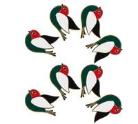 Alipis 8pcs Épingle à Drapeau Palestinien en Alliage Paix et Oiseau, Couleur Vive et Résistante la Décoloration, Accessoires Légers pour Fête, Graduation, Paquet à Dos et Veste