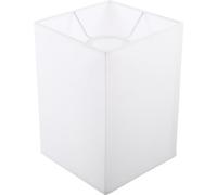 Alipis Abat-jour de lampe de table carré blanc abat-jour rectangulaire pour lampe suspendue housse de table de rechange décoration de la maison