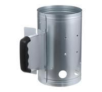 Alipis Allume-cheminée à Charbon Portable pour Barbecue, Acier Galvanisé | Airflow Renforcé, Base Large et Ouverture Ample, Poignée Plastique Résistante, pour Grils Bouilloire