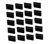 Alipis Bandes Antidérapantes en Silicone Noir Protection et Grosse Capacité 50pcs pour Pantalons Simples Design Élégant Adaptées pour Cintres en Intérieur et Extérieur