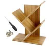 Alipis Bibliothèque d'arbre à Trois Niveaux en Bois pour Bureau