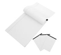 Alipis Bloc-notes Amovible 4pcs Papier Ligné Large Format A4 Blanc, Solution Portable pour Écriture Facile Bureau L'école