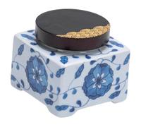 Alipis Boîte à Thé Délicate Céramique Pot De Rangement Pratique pour Thé Céréales Et Bonbons Design Chinois Charmant