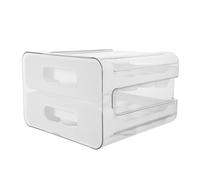 Alipis Boîte à Œufs Empilable Cases avec Base Antidérapante Rangement Transparent pour Réfrigérateur Compartiments Isolants pour Fraîcheur Organiseur Pratique pour Cuisine Familiale