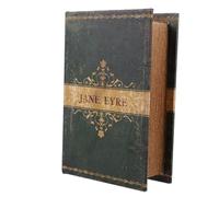 Alipis Boîte de Décoration Vintage de Livre, Boîte Compartimentée Multifonctionnelle en Papier 19x13x5 Cm pour Cacher Bijoux et Décorer Étagère Bureau