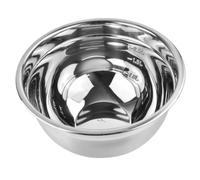 Alipis Bol Cuisine en Acier Inoxydable Argenté, Profond et Épais | Mélanger Salades et Préparer Pâtes, sans Bavures, Usage la Cuisine, Format Portable Pratique