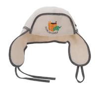 Alipis Bonnet de Sauna Seau en Bois Motif Brodé en Laine Style Nordique Isolation Thermique et Séchage Rapide, Portable pour Spa et Hammam Mixte