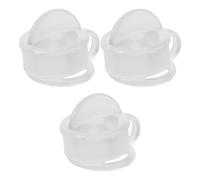 Alipis Bouchon Anti-débordement Étanche en Silicone 3 Pièces avec Anneau de Traction Installation Rapide pour Seau de Serpillière et Orifice de Vidange pour Systèmes de Serpillière