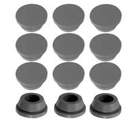 Alipis Bouchon Anti-goutte pour Climatiseur en Caoutchouc, Kit de Réparation Compact et Élastique de Vidange D'unité, 12pcs, pour Ambiance Estivale la Maison Bureau