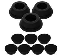 Alipis Bouchons de Vidange Diamètre 20 Mm Robustes et Fiables en Caoutchouc Noir Lot de 10 Kit de Remplacement pour Climatiseur pour Camping