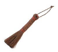 Alipis Brosse Balai Ergonomique Marron en Fibres de Palmier pour Nettoyage de Bonsaï et Jardin Simple Pots et Plantes