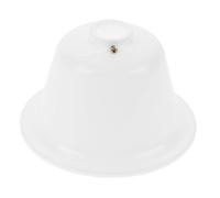 Alipis Cache Inférieur Blanc en Plastique pour Ventilateur de Plafond, Protection Anti-poussière Installation Facile, Accessoire Moderne pour Ventilateurs Suspendus