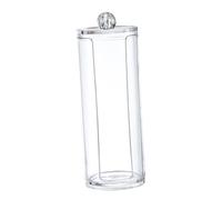 Alipis Caisse de Rangement Transparent pour Porte- Boîte de Rangement Présentoir à Rainures pour Compresses de Coton
