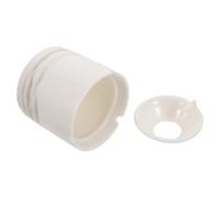 Alipis Cendrier en Céramique Base Stable avec Couvercle et Design Rond Élégant, Accessoire Décoratif pour Terrasse Extérieur pour Maison et Bureau