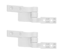 Alipis Charnière Installation Facile, Compatible et Vis avec Boulons en Plastique Blanc Universellement, pour Remplacement Modernes Bains pour Siège de Toilette Salles