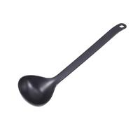 Alipis Cuillère à Riz Cuisine Noire en Alliage Résistante la Chaleur Tête Profonde Antiadhésive pour Cuisiner et Servir Cuisine