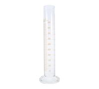 Alipis Cylindre Gradué en Verre 500ml pour Laboratoire Nettoyage Facile et Prise en Main Confortable, Forme Étroite Droite pour Mesures Précises