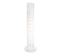 Alipis Cylindre Gradué en Verre de 500 Ml pour Laboratoire, Résistant la Température, Tube de Mesure Droit Réutilisable pour Expériences Scientifiques