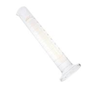 Alipis Cylindre Gradué en Verre Épais 500ml pour Laboratoire Mesure Précise et Nettoyage Facile, Tube Droit Étroit pour Expériences Scientifiques