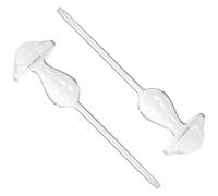 Alipis Dispositif D’arrosage Automatique en Verre Borosilicaté 2 Pièces | Forme Créative et Mignonne, pour Plantes et Bonsaï, Livré avec Boîte en Papier