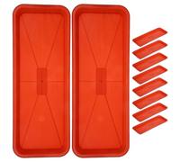 Alipis Empêchent Le Débordement d'eau Lot de 10 pour Plateaux Rectangulaires en Plastique PP Résistants pour Pots de Bonsaï et Plantes Adaptés Intérieur et Extérieur