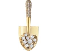 Alipis Épingle de Col Élégante en Alliage Or de Pelle Ornée de Cristaux pour Femmes, Accessoire Brillant pour Noël ou Remise de Diplôme