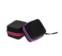 Alipis Étui pour Flacons Huiles Essentielles Pochette Zippée de Transport Rangement Pratique pour Voyages Organisation Facile de Flacons Couleur Aléatoire