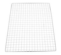 Alipis Grille Argenté pour Barbecue Extérieur en Fer Rectangulaire Filet de Barbecue et Pratique et Facile à Utiliser Pique-niques Poisson et Pizza