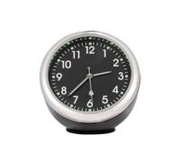 Alipis Horloge à Quartz de Bureau Noire en Métal et Verre, Portable | Placement sur Surface Plane, Mouvement Mécanique, Usage Bureau et Maison, Base D’écran de Travail