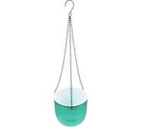 Alipis Jardinière Suspendue Auto-arrosante Transparente en Métal Pet pour