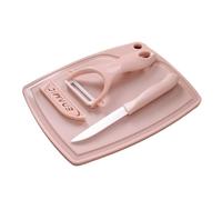 Alipis Kit Couteaux en Céramique 3 Pièces Rose, Ensemble Cuisine