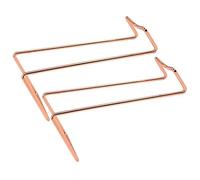 Alipis Lot De 2 Porte-bouteilles En Métal Petit Format, Support De Vin Rose Doré, Stand De Vin Décoratif Pour Maison, Bar Et Restaurant