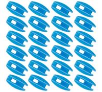 Alipis Lot de 24 Isolateurs de Clôture Électrique en Plastique pour Système de Sécurité Agricole Fente 14mm, Durabilité et Protection pour Applications Agricoles