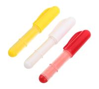 Alipis Lot de 3 Marqueurs Textiles Rechargeables en Plastique Capuchons Protecteurs, Effaçables et Adaptés Quilting la Confection de Vêtements