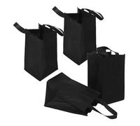 Alipis Lot de 4 Paquet à Vin Réutilisables en Tissu Non Tissé avec Poignée, Pochette pour 4 Bouteilles de Vin ou Whisky, pour Festivals et Rangement Organisé