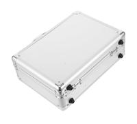 Alipis Mallette à outils boîtier en aluminium compartiment à outils verrouillable alliage d'aluminium pour transport et usage professionnel 11.40x8.06x4.13in