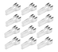 Alipis Moule à Biscuits de Fourchette Acier Inoxydable, 12 Pièces | Pratique et Lavable, Aspect Délicat, Argenté, pour Cuisson Maison et Formes Régulières