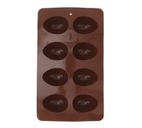 Alipis Moules En Silicone En Forme D'œuf De Pâques Moule À Demi-Œuf À 8 Cavités Moule À Glace De Qualité Alimentaire Pour Bricolage Gelée Bonbons Chocolat Pâtisserie Muffin Pain Glaçons