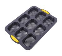 Alipis Noir Moule à Français en Silicone Antiadhésif 9 Cavités