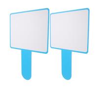 Alipis Pagaie de Réponse Effaçable à Sec 2pcs Bleu en Mousse Légère avec Surface Effaçable pour Évaluation en t Usage Scolaire Minimaliste