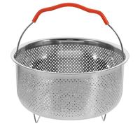 Alipis Panier Vapeur pour Cuiseur à Riz, Cuiseur Vapeur en Métal, Acier Inoxydable, 4l, Argenté, Cuisson Rapide et Stable, pour Réchauffer Ramen et Céréales