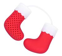 Alipis Passoire de Noël Boule à Thé Silicone à Thé Feuilles de Thé Filtre à Café Boule à Thé Cadeau Fournitures de Fête de Noël pour Théière Tasse de Café À Mailles Fines