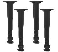 Alipis Pied de Support de Lit Design en T 4 Pièces, Réglable en Hauteur | PP Solide, Stabilité Renforcée, Pièce de Remplacement pour Cadre, Usage Polyvalent, Lot Simple