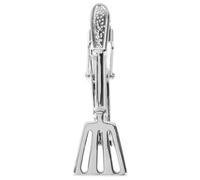 Alipis Pince Cravate Créative en Cuivre Argenté, Forme Spatule, Résistante Déformation, Ajustement Polyvalent, pour Réunions d'Affaires Hommes